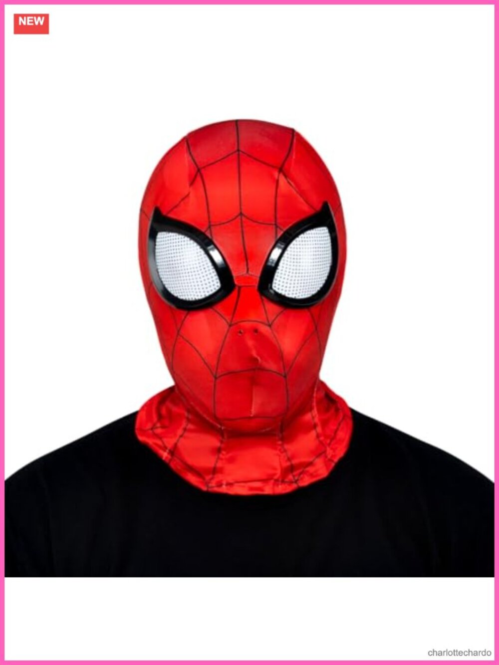 Spider-Man Zentai Mask Adult Two-Way Stretch Spandex Molded Eyes